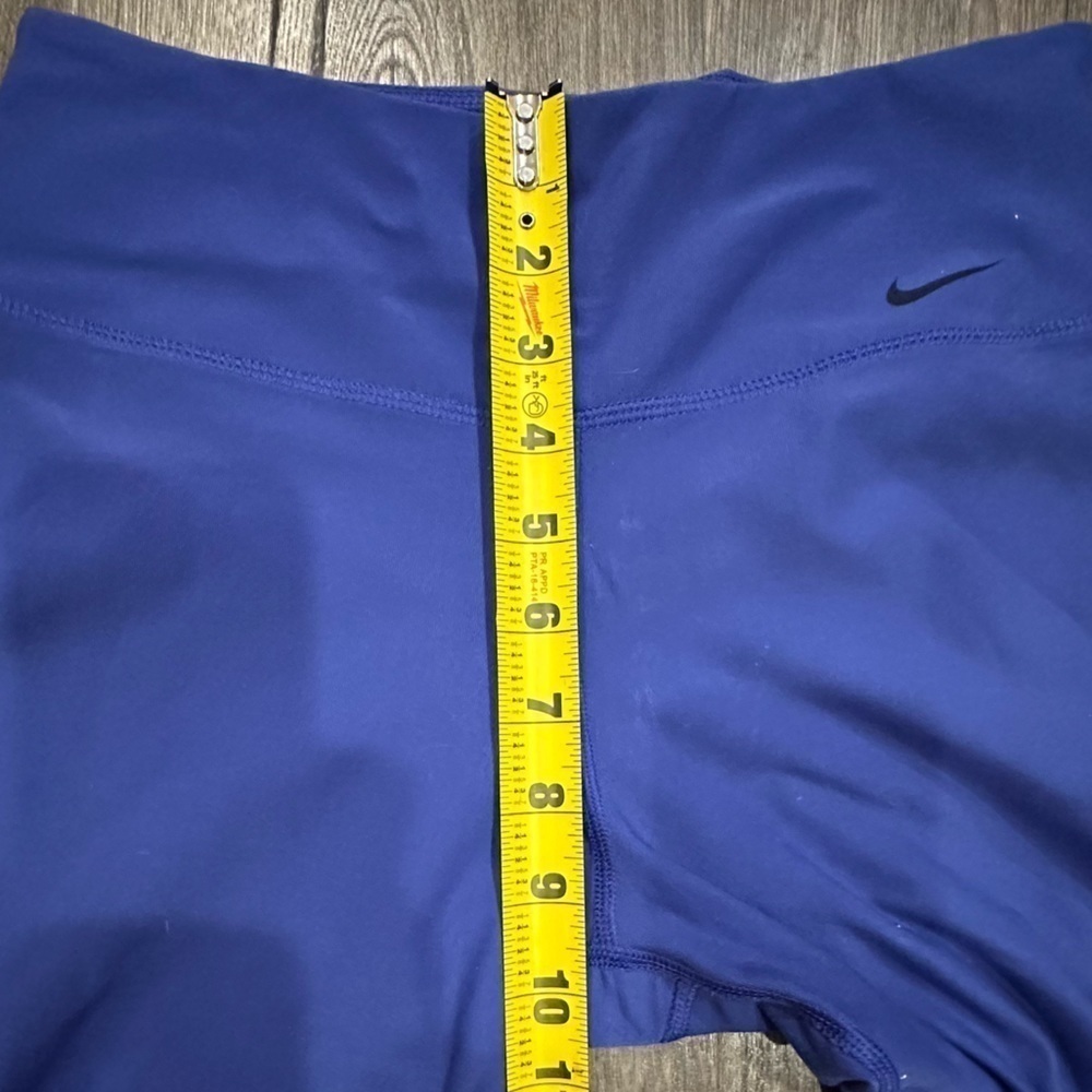 Nike Dri-Fit Ten Less Plastic Legend 2.0 Tight Poly Capri Leggings Blue Size S - Picture 4 of 12